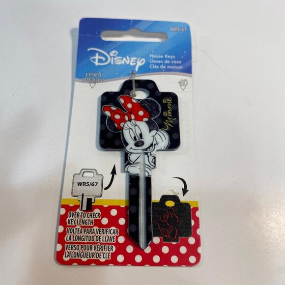 Disney Minnie Mouse House Key Blank ~ NEW - Picture 1 of 2